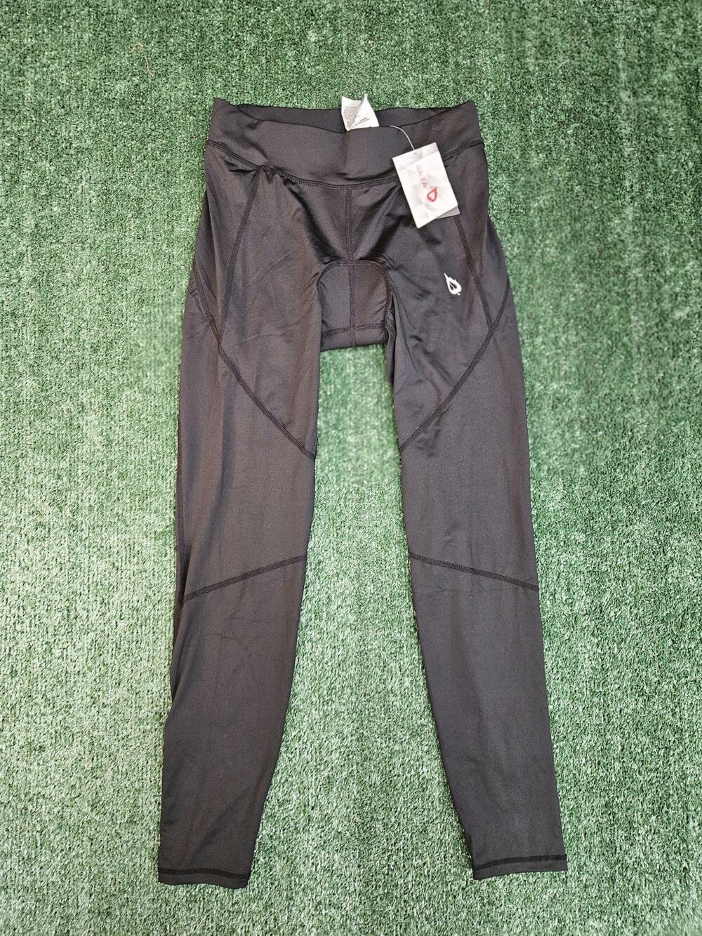 NWT Baleaf UPF50+ UV Blocking Women's M Padded Biking Pants Black SPIN CLASS